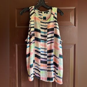 Darjoni Sleeveless Colorful Top